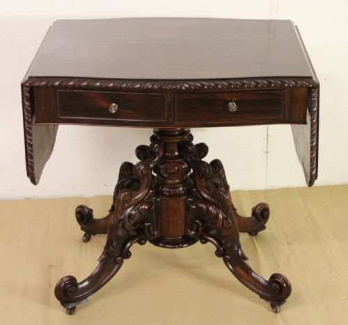 Superb Rosewood Sofa Table