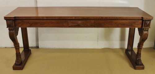 Imposing William IV Mahogany Serving Table