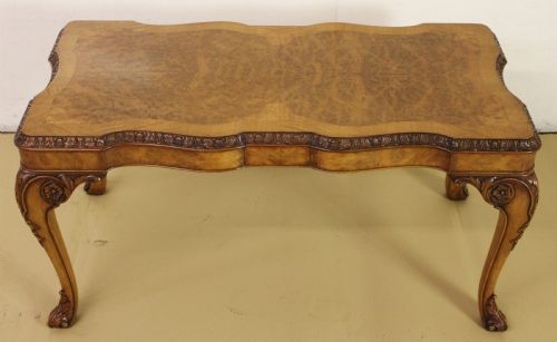 Superior Burr Walnut Coffee Table