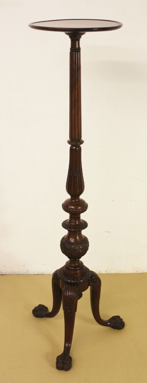 Solid Mahogany Torchere