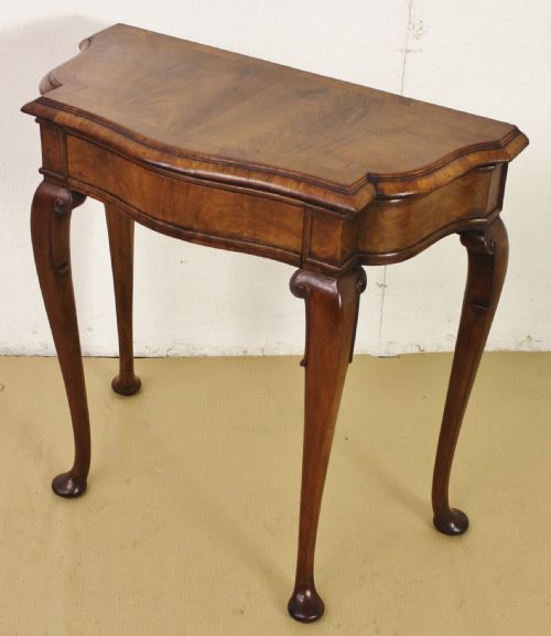 Burr Walnut Lamp Table