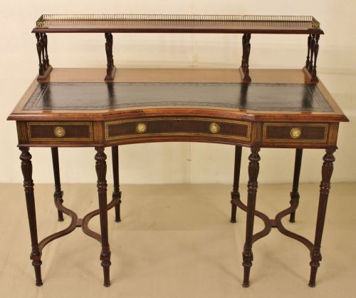 fig 1. Inlaid Rosewood Writing Desk by Collinson and Lock