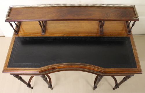 fig 2. Inlaid Rosewood Writing Desk by Collinson and Lock