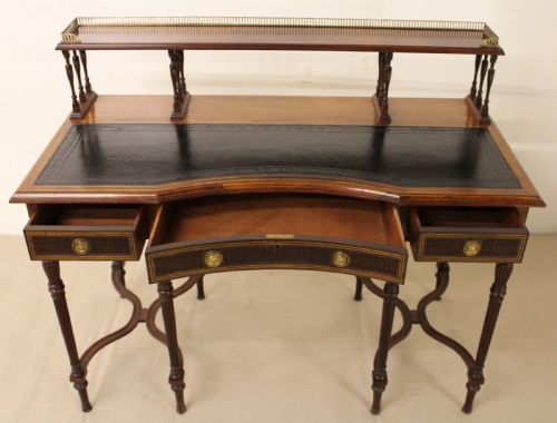 fig 3. Inlaid Rosewood Writing Desk by Collinson and Lock