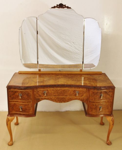 Burr Walnut Dressing Table