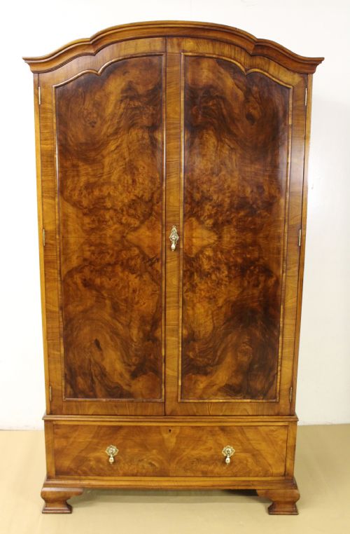 Burr Walnut Wardrobe by Spillman and Co