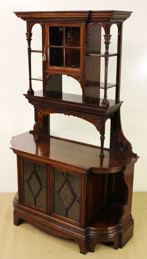 fig 1. Howard and Sons Victorian Rosewood Chiffonier