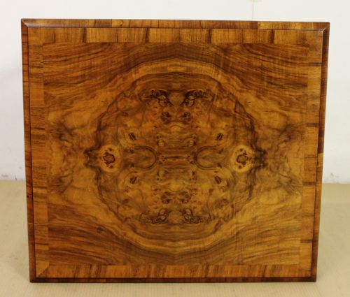 fig 4. Waring and Gillow Burr Walnut Centre Table