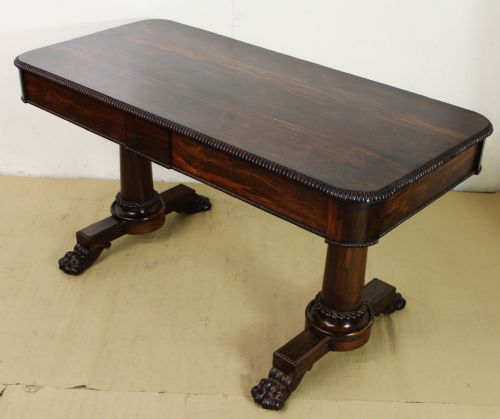 William IV Rosewood Library Table