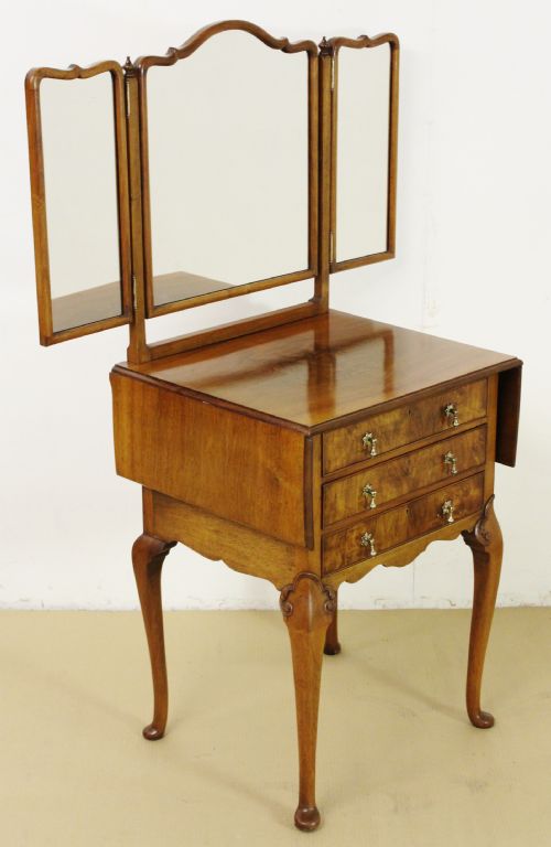 Burr Walnut Dressing Chest