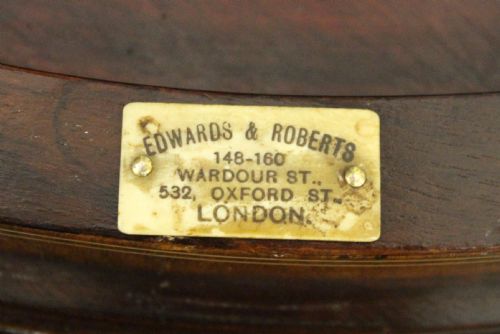 fig 1. Inlaid Rosewood Occasional Table by Edwards and Roberts
