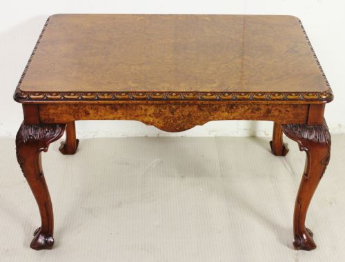Rectangular Burr Walnut Coffee Table