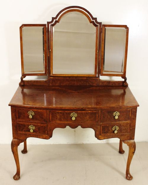 Burr Walnut Dressing Table