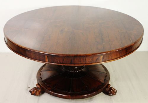 Early Victorian Rosewood Loo Table