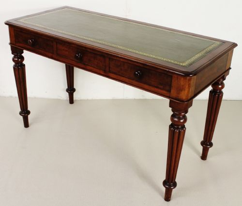Victorian Mahogany 3 Drawer Writing Table