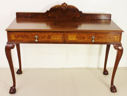 Burr Walnut Serving Table