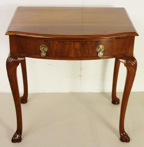 Burr Walnut Lamp Table