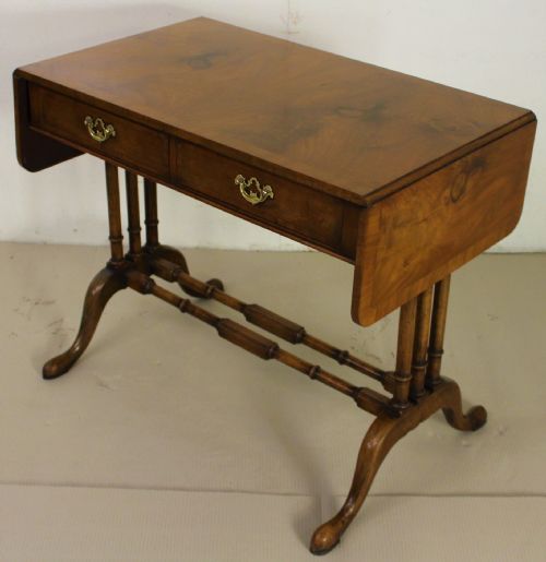 Burr Walnut Sofa Table