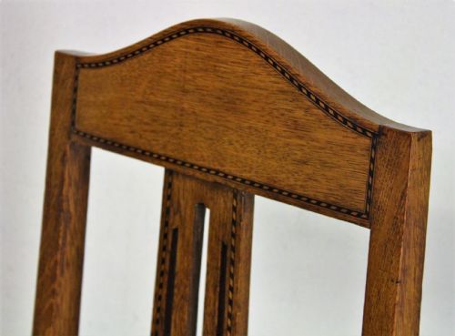 fig 1. Arts and Crafts Oak Armchair