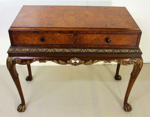 Burr Walnut Side Table