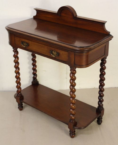 Barley Twist Legged Victorian Hall Table