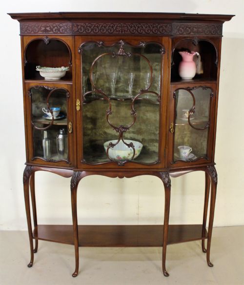 Late Victorian Mahogany Display Cabinet