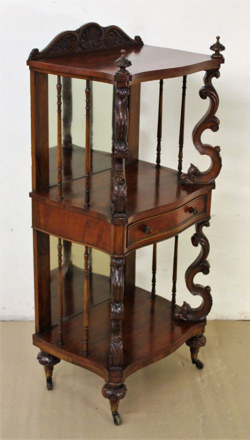 Victorian Walnut Wot Not