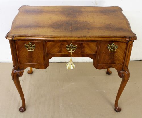 Burr Walnut Lamp Table