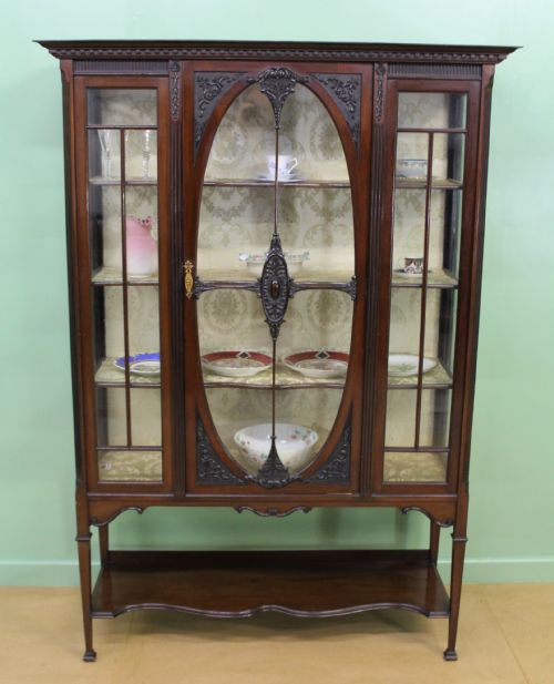 Late Victorian Mahogany Display Cabinet