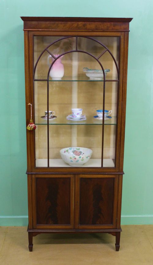 Edwardian Mahogany Display Cabinet