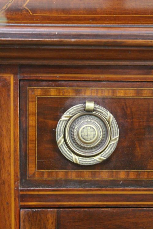 SHAPLAND AND PETTER INLAID MAHOGANY SIDE CABINET - ADDITIONAL PHOTO 7