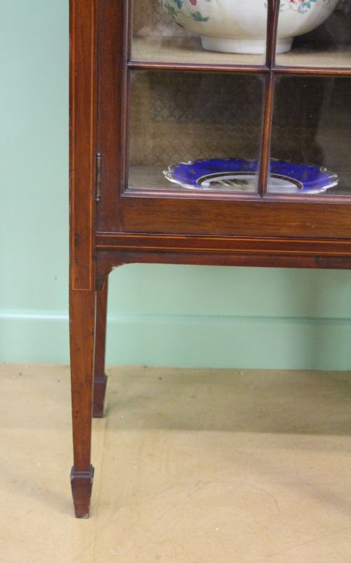 SHAPLAND AND PETTER INLAID MAHOGANY SIDE CABINET - ADDITIONAL PHOTO 10