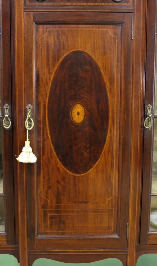 SHAPLAND AND PETTER INLAID MAHOGANY SIDE CABINET - ADDITIONAL PHOTO 11
