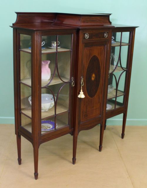 SHAPLAND AND PETTER INLAID MAHOGANY SIDE CABINET - ADDITIONAL PHOTO 15