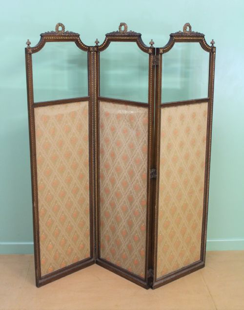 French 3 Fold Dressing Screen