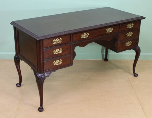 Victorian Mahogany Writing Side Table