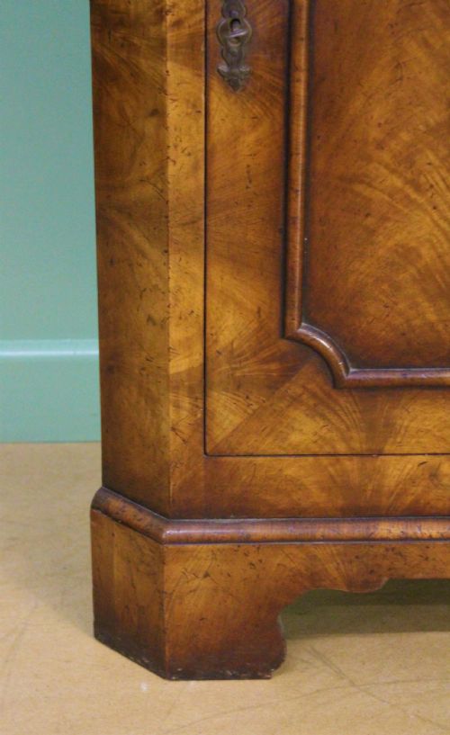 fig 1. Maple & Co Burr Walnut Corner Cabinet