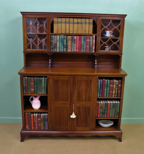 Edwardian Inlaid Mahogany Chiffonier