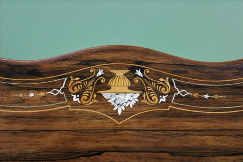 fig 4. Victorian Inlaid Rosewood Centre Table by James Shoolbred and Co