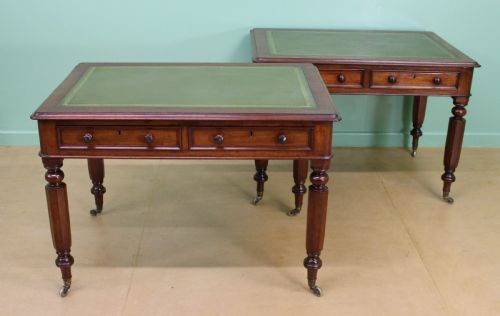 Pair of Victorian Mahogany Writing Tables