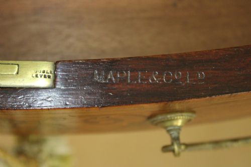 fig 2. Inlaid Satinwood Writing Table by Maple and Co.
