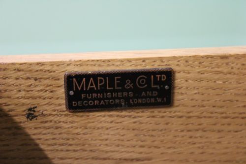 fig 3. Burr Walnut Dining Suite by Maple and Co