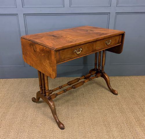 Burr Walnut Sofa Table