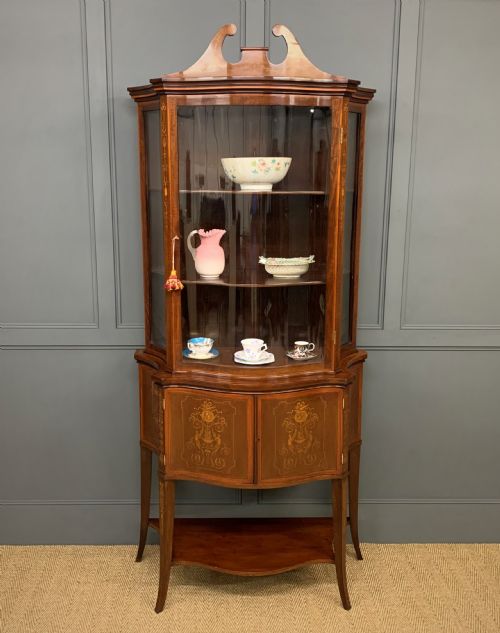 Edwards and Roberts Serpentine Display Cabinet