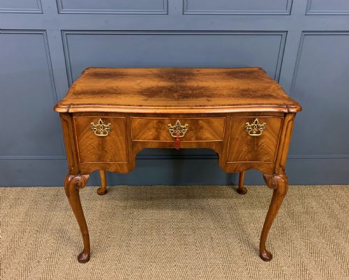 Burr Walnut Lamp Table