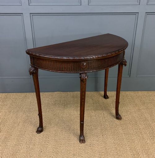 Adams Style Mahogany Card Table