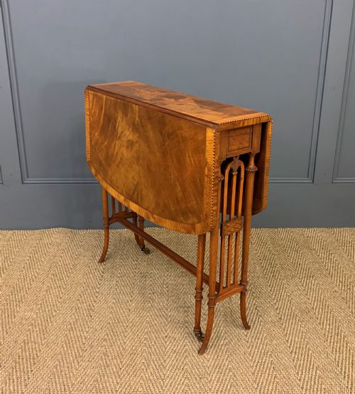Inlaid Satinwood Sutherland Table