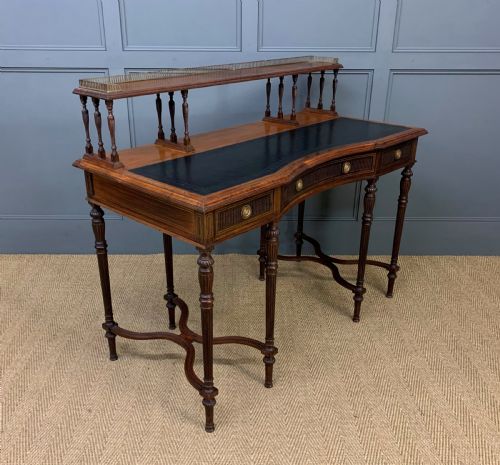 Inlaid Rosewood Writing Desk by Collinson and Lock