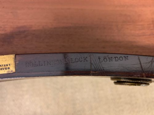 fig 2. Inlaid Rosewood Writing Desk by Collinson and Lock