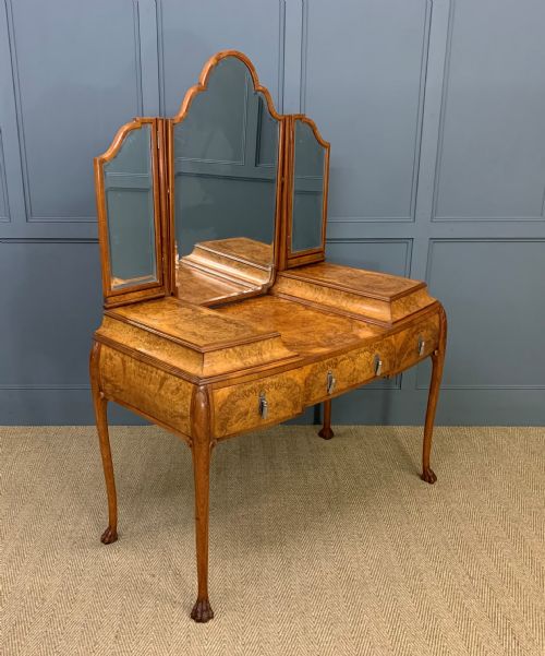 Burr Walnut Dressing Table
